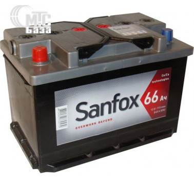 Акумулятор Sanfox 6СТ-66Ah АзЕ 540A   276x175x190